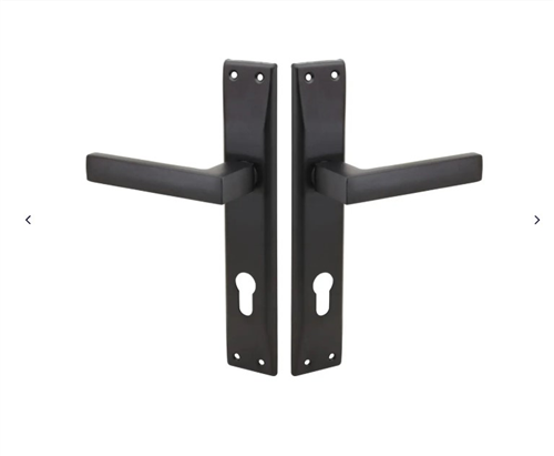 SÜMELA AYNALI KAPI KOLU SİYAH ( YALE ) ( 2 TK )